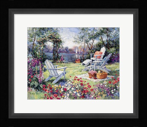 Framed Adirondack Summer Print