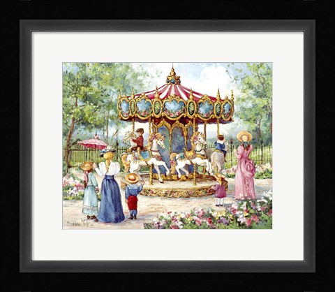 Framed Magical Horses Print