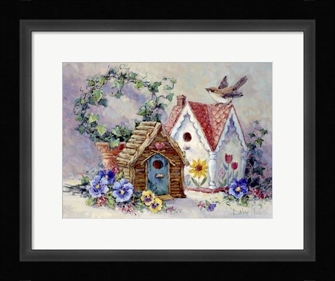 Framed Birdhouse Collection 1 Print