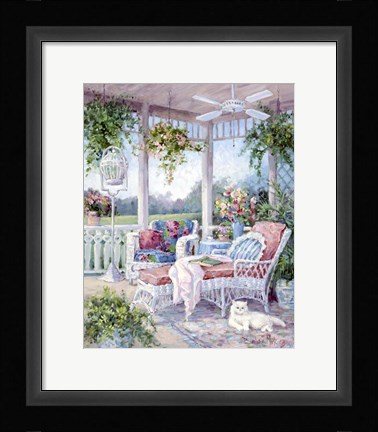 Framed Victorian Poetry Print