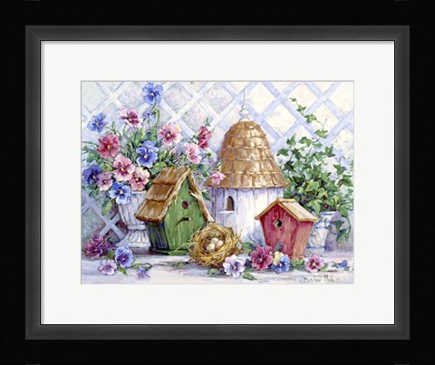 Framed Garden Nesting Print