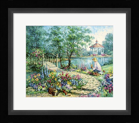 Framed Garden Allure Print