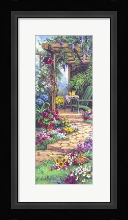 Framed Garden Hideaway Print