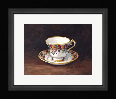 Framed Fruit Teacup I Print