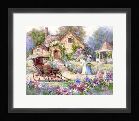 Framed Cottage Afternoon Print