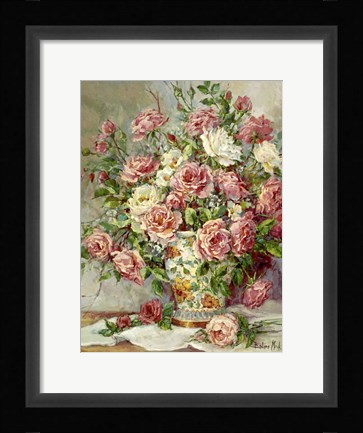 Framed Posies for the Princess Print