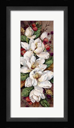 Framed Magnolia Spray II Print