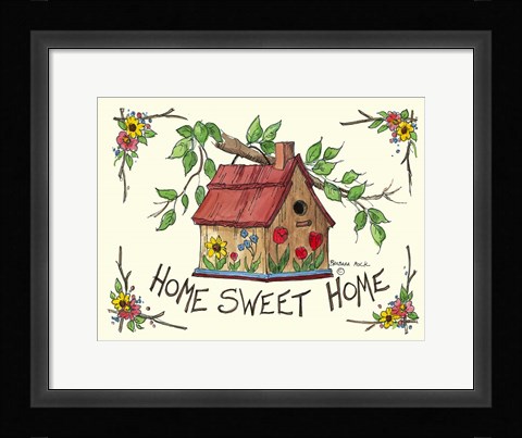 Framed Home Sweet Home Print