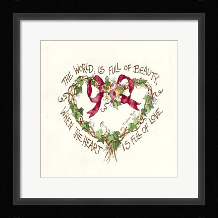 Framed World is Full of Beauty Print