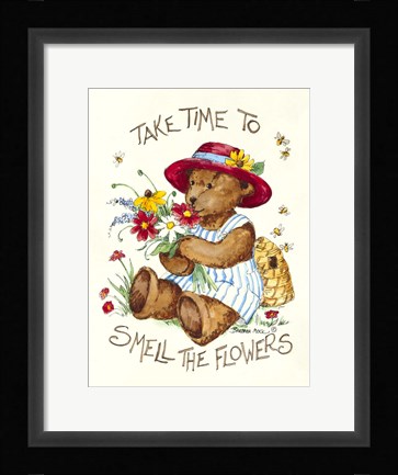 Framed Take Time Print