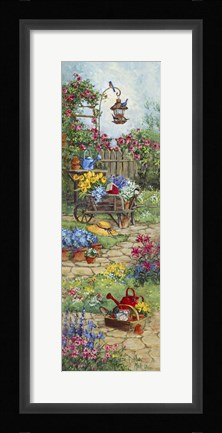 Framed Down the Garden Path 1 Print