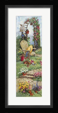 Framed Down the Garden Path 2 Print