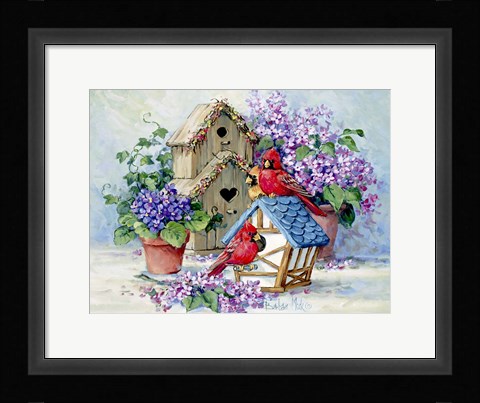 Framed Cardinal's Home Print