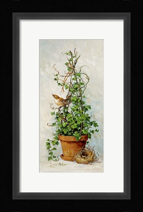 Framed Spring Nesting I Print