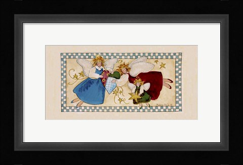 Framed Angel Trio Print