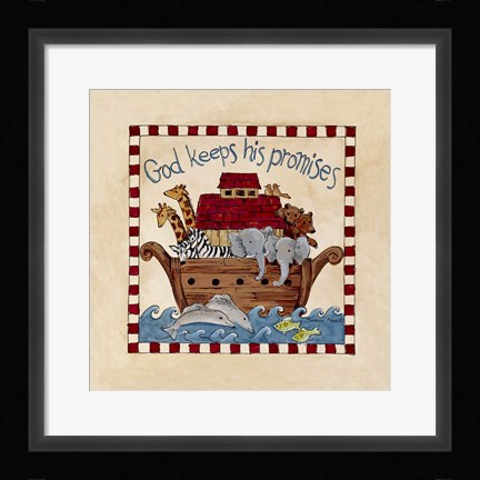 Framed God Keeps his Promises Print