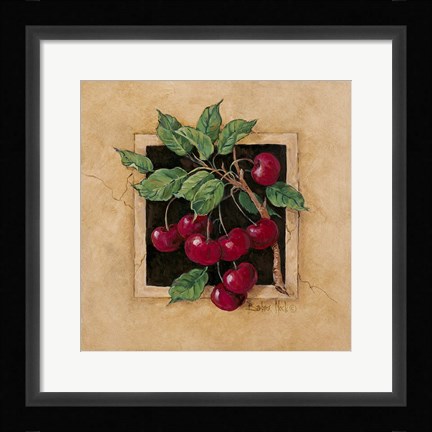 Framed Cherry Square Print