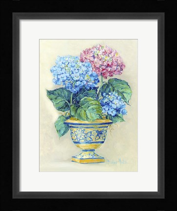 Framed Hydranga Blooms II Print