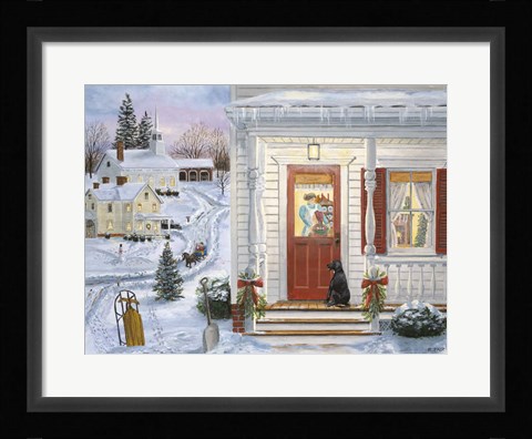 Framed Patiently Waiting Print