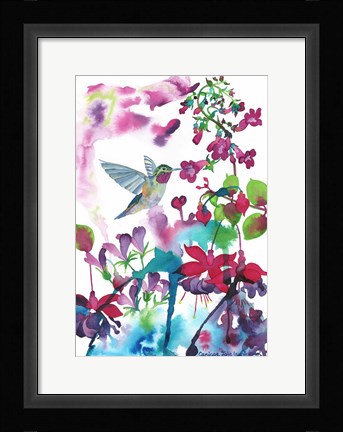 Framed Luminous Love Print