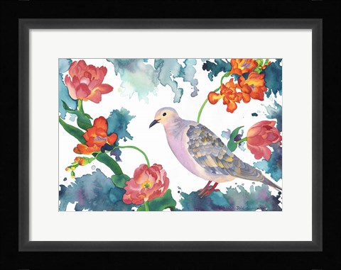 Framed Peace Dove Print