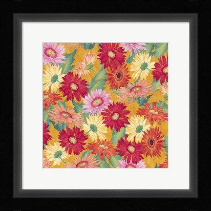Framed Heavenly Divine- Daisies Print