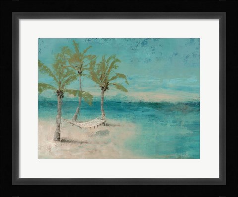 Framed Beach Day Landscape II Print