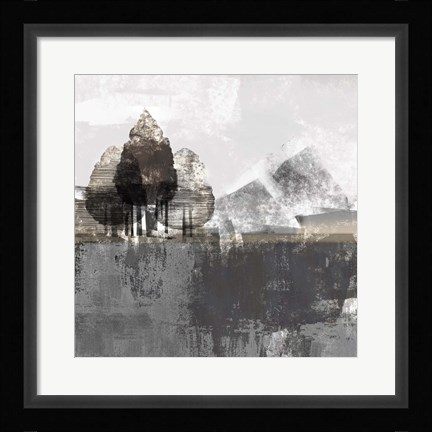 Framed Textured Landscape Print
