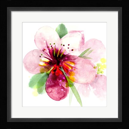 Framed Floral Beauty I Print
