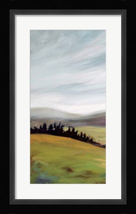 Framed Rolling Hills Landscape Print