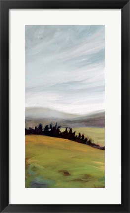 Framed Rolling Hills Landscape Print