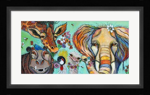 Framed Spread the Love Print