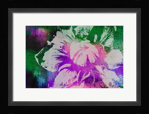 Framed Color Pop Flower Print