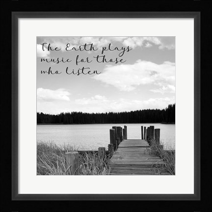 Framed Baron Lake Print