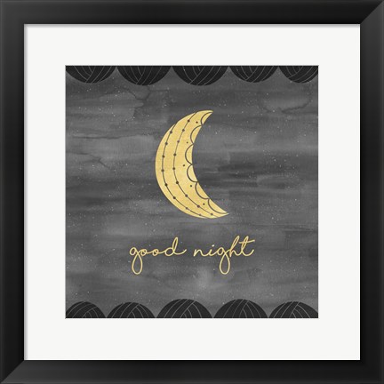 Framed Good Night Sleep Tight I Print
