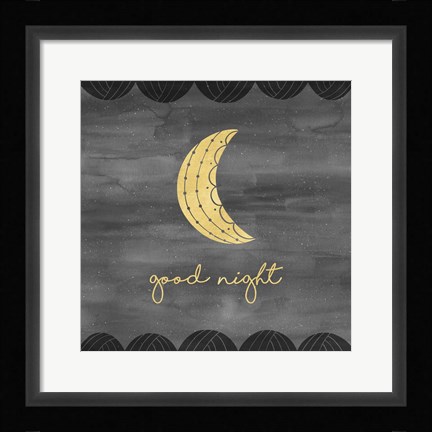 Framed Good Night Sleep Tight I Print