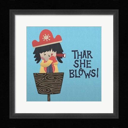 Framed Ahoy Matey II Print
