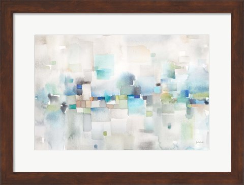 Framed Cityscape Abstract Print