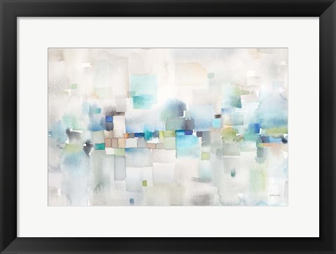 Framed Cityscape Abstract Print