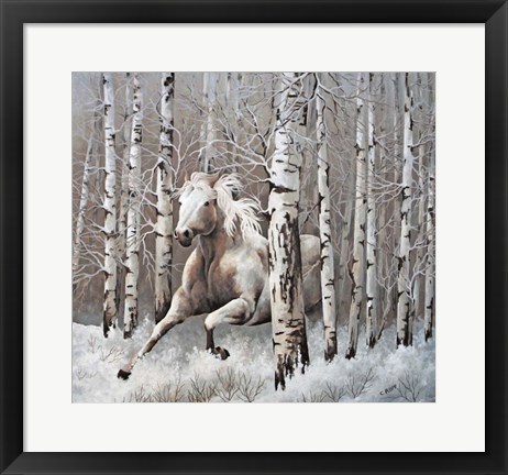 Framed Subtle Tones of Nature Print