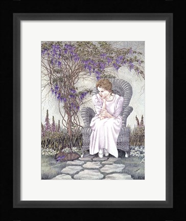 Framed Wisteria Print