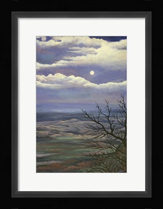 Framed Moonscape Print