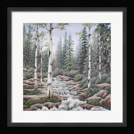 Framed Summer Stream Print