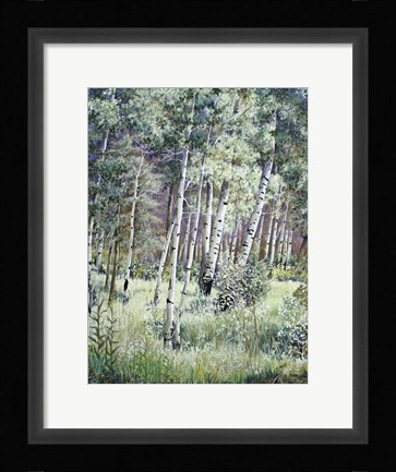 Framed Sunlit Meadow Print