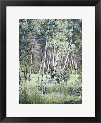 Framed Sunlit Meadow Print