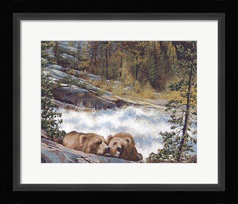 Framed That Was A Good Salmon Print