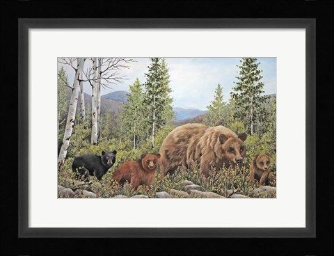 Framed Triplets Print