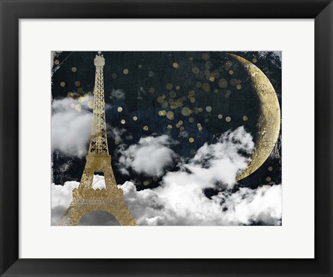 Framed Cloud Cities Paris Print