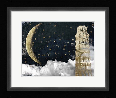 Framed Cloud Cities Pisa Print