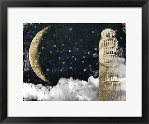 Framed Cloud Cities Pisa Print